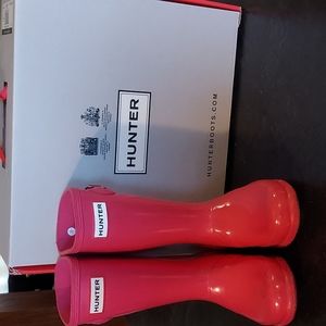 Pink Hunter Rainboots size 12